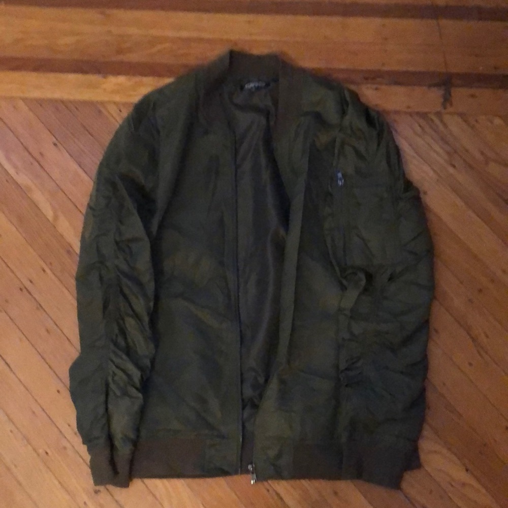 Mens Elwood M green bomber jacket